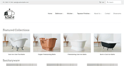 Desktop Screenshot of castironbaths.com